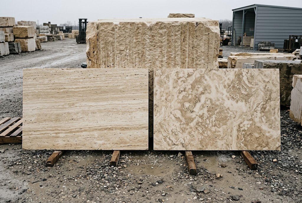 Blocks in the yard, not on a shelf · visualization